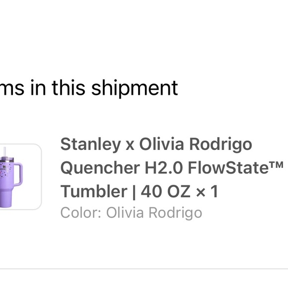 OLIVIA RODRIGO 40oz Stanley Quencher - Picture 3 of 3